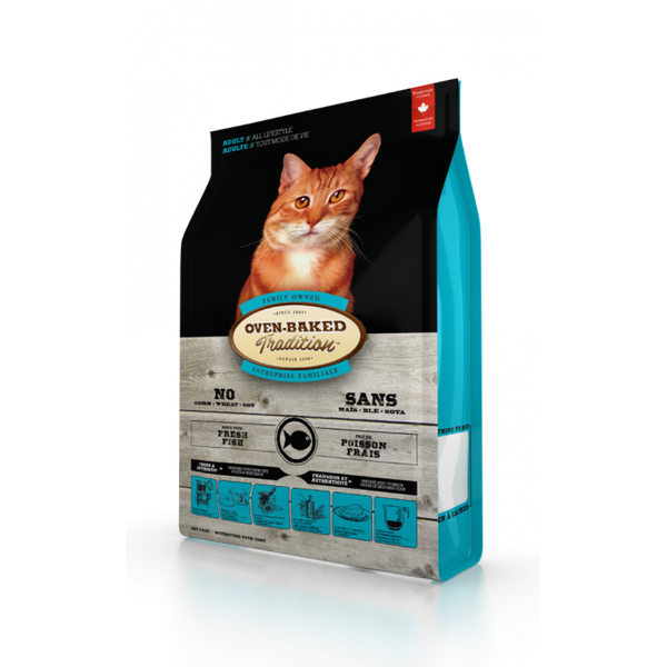 Сухий корм для котів, з рибою Oven-Baked Tradition Fish Formula Adult Cat, 1,1 кг 9710-2.5  фото