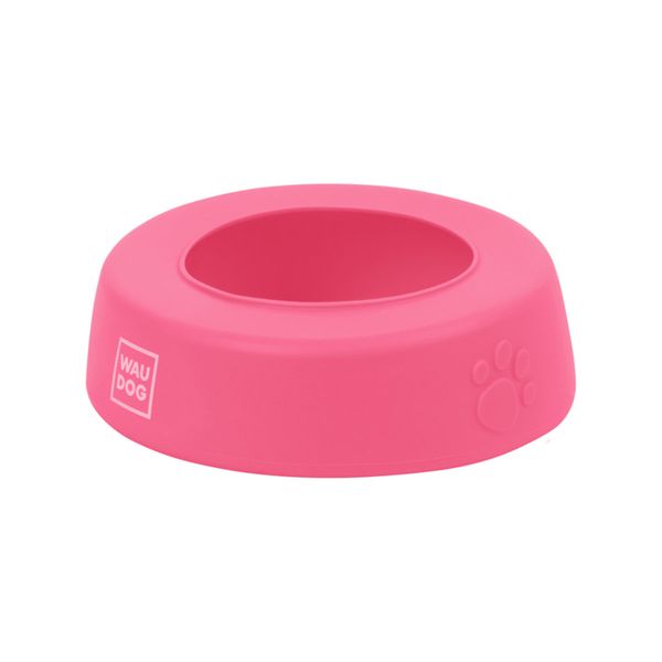 Миска-непроливайка Waudog Silicone No Splash Water Bowl, 0,75 л, рожевий 50787 фото