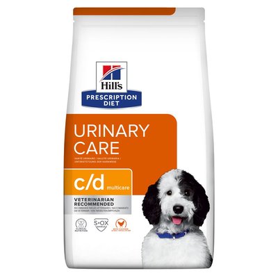 Сухий корм для собак при догляді за сечовидільною системою, з куркою Hill's Prescription Diet c/d, 1,5 кг 605888 фото