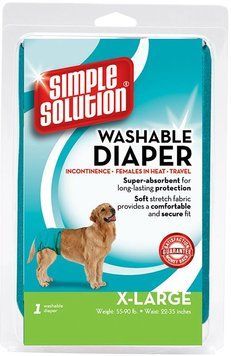 Багаторазові труси для собак Simple Solution Washable Diaper X-Large ss10595 фото