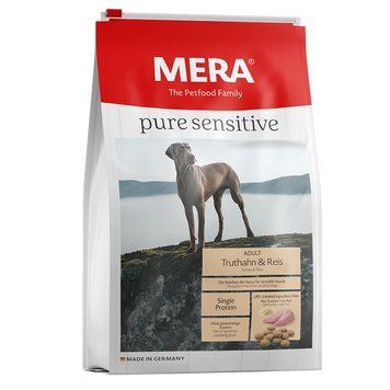 Сухий корм для собак, з індичкою Mera Adult Dog Pure Sensitive Turkey&Rice, 1 кг 056781 - 6726 фото