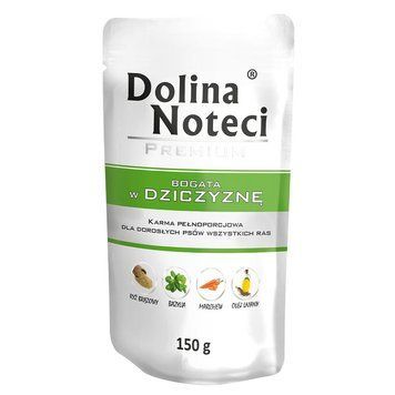 Вологий корм для собак, з дичиною Dolina Noteci Premium Dog, 150 г DN 150 (687) фото