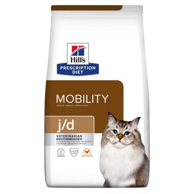 Сухий корм для котів при догляді за суглобами, з куркою Hill’s Prescription Diet j/d, 1,5 кг 605857 фото