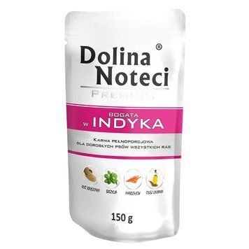 Вологий корм для собак, з індичкою Dolina Noteci Premium Dog, 150 г DN 150 (700) фото
