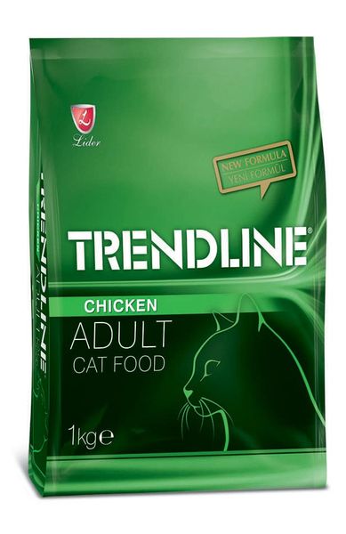 Сухий корм для котів, з куркою Trendline Adult Cat Chicken, 1 кг TRE-172 фото