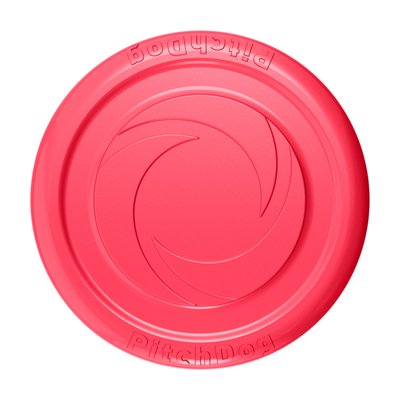 Іграшка для собак Летючий диск Pitchdog, рожевий 62477 фото