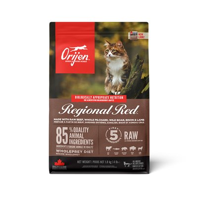 Сухий корм для котів, з яловичиною і рибою Orijen Regional Red Cat, 1,8 кг o28218 фото