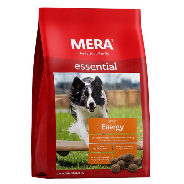 Сухий корм для собак з підвищеною активністю, з птицею Mera Adult Dog Essential Energy, 12,5 кг 60950 фото