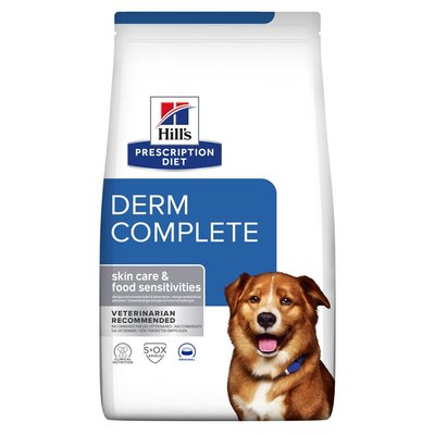 Сухий корм для собак при харчовій алергії та атопічному дерматиті Hill’s Prescription Diet Derm Complet, 4 кг 606167 фото
