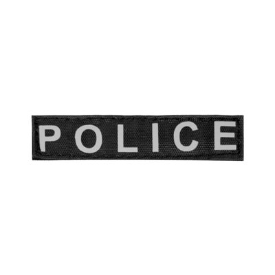 Змінний надпис для шлеї Police Dog Extreme, №1, чорний 24681 фото