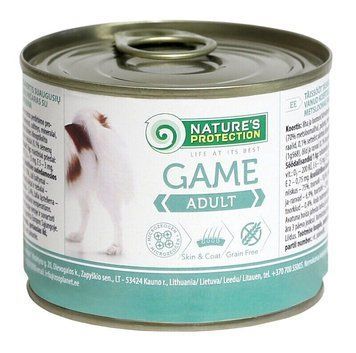 Вологий корм для собак, з дичиною Nature's Protection Adult Game, 200 г KIK45092 фото