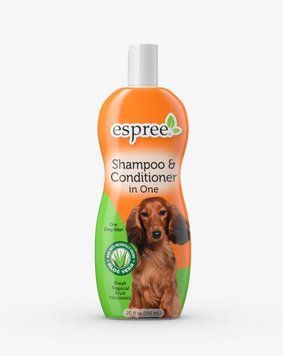 Шампунь-кондиціонер для собак з ароматом тропічних фруктів Espree Shampoo&Conditioner In One Dog, 0,6 л e00390 фото