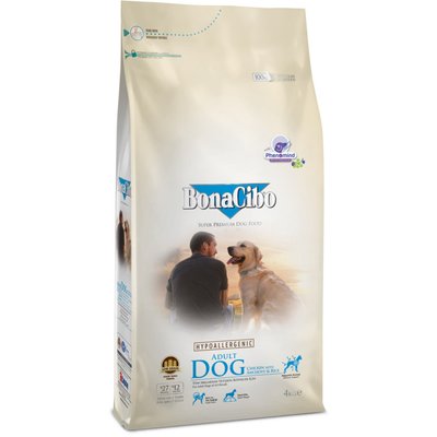 Сухий корм для собак, з куркою BonaCibo Adult Dog Chicken&Rice, 4 кг BC406113 фото
