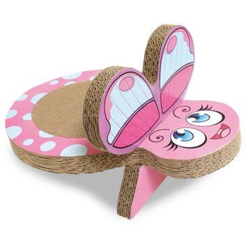 Кігтеточка для котів з гофрованого картону Метелик Croci Cardboard C6020317 фото