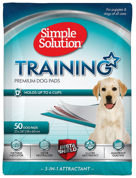 Пелюшки для собак Simple Solution Training Premium Dog Pads, 50 шт ss13401 фото