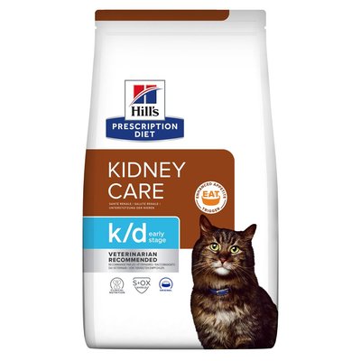 Сухий корм для котів при догляді за нирками на ранній стадії захворювання Hill’s Prescription Diet k/d Early Stage, 1,5 кг 605994 фото