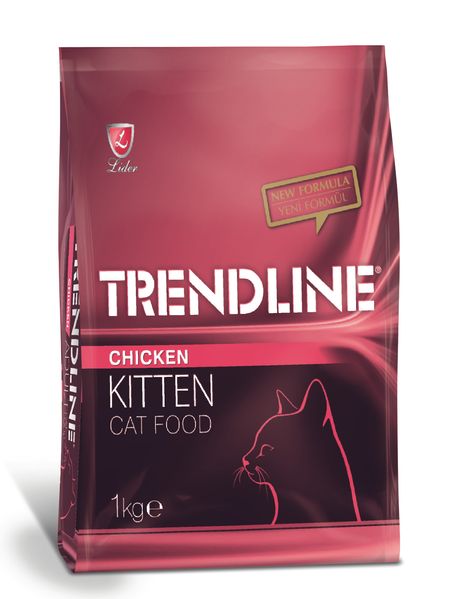 Сухий корм для кошенят, з куркою Trendline Kitten Chicken, 1 кг TRE-176 фото