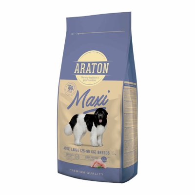 Сухий корм для собак великих порід, з птицею Araton Maxi Adult, 15 кг ART45633 фото