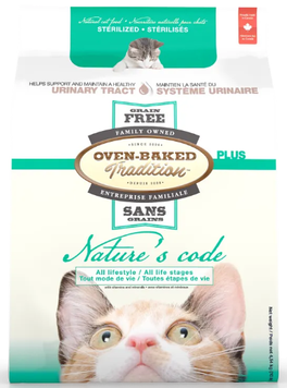 Сухий корм для стерилізованих котів, з куркою Oven-Baked Tradition Nature's Code Sterilized Cat Chicken, 350 г 9740-350 фото