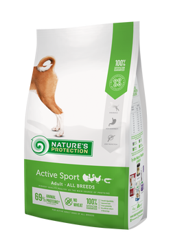 Сухий корм для собак з підвищеною активністю, з птицею Nature's Protection Active Sport Adult All Breeds, 4 кг NPS45743 фото