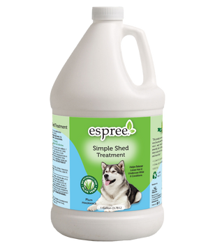 Кондиціонер для собак і котів під час линьки з ароматом сливи Espree Simple Shed Treatment, 3,8 л e00061 фото