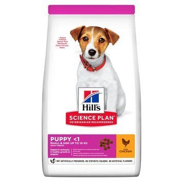 Сухий корм для цуценят малих і мініатюрних порід, з куркою Hill&rsquo;s Science Plan Puppy Small&Mini, 300 г 604347 фото