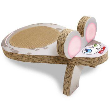 Кігтеточка для котів з гофрованого картону Мишка Croci Cardboard C6020332 фото