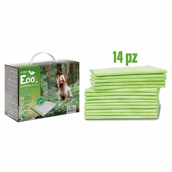 Пелюшки для собак абсорбуючі Croci Eco Super Nappy, S C6028471 eco фото