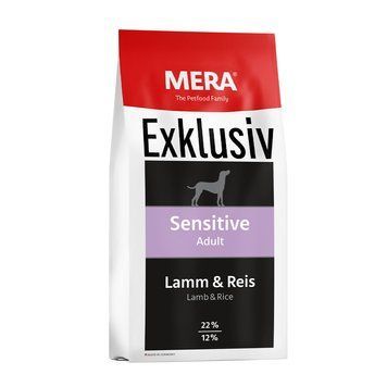 Сухий корм для собак з чутливим травленням, з ягням Mera Adult Dog Exclusiv Sensitive Lamb&Rice, 15 кг 72655 фото