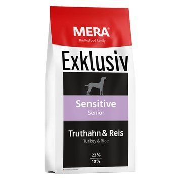 Сухий корм для собак з чутливим травленням, з індичкою Mera Adult Dog Exclusiv Sensitive Turkey&Rice, 15 кг 72755 фото