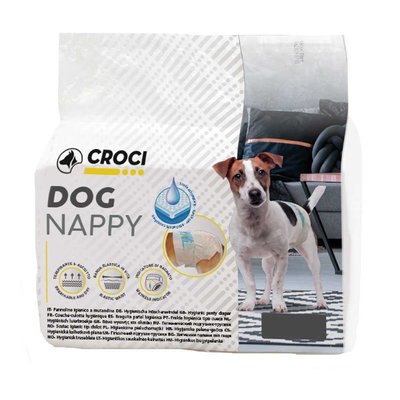 Підгузники для собак Croci Dog Nappy, XS, 14 шт C6028305 фото