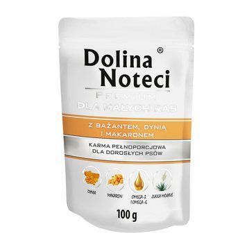 Вологий корм для собак малих порід, з фазаном і гарбузом Dolina Noteci Premium Dog, 100 г DN 100 (861) фото