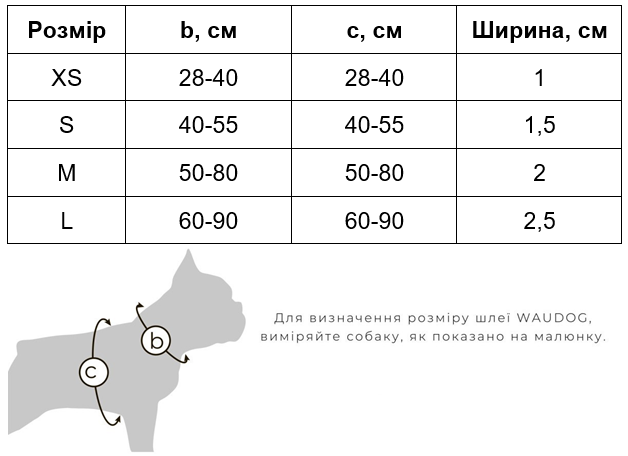 Шлея для собак анатомічна з QR паспортом Інді, пластиковий фастекс Waudog, XS 5259 фото