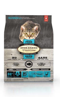Сухий корм для котів, з рибою Oven-Baked Tradition Grain-Free Fish Formula, 1,1 кг 9765-2.5  фото