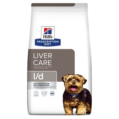 Сухий корм для собак при догляді за печінкою Hill's Prescription Diet l/d, 1,5 кг 605842 фото