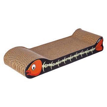 Кігтеточка для котів з гофрованого картону Рибка Croci Cardboard C6020977 фото