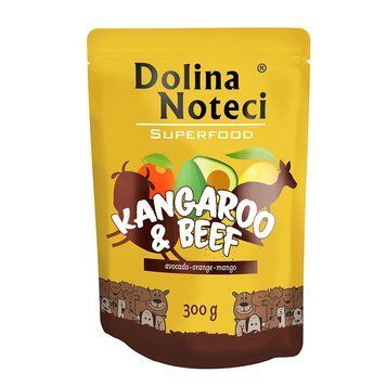 Вологий корм для собак, з кенгуру та яловичиною Dolina Noteci Superfood Dog, 300 г DN 300 (524) фото