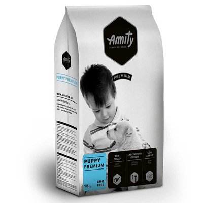 Сухий корм для цуценят, з куркою Amity Puppy Chicken, 15 кг 518    PUP 15KG фото