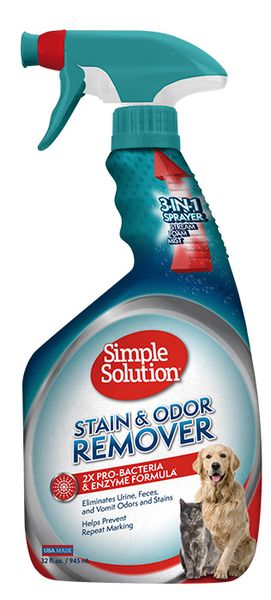 Універсальний засіб для видалення плям і неприємних запахів Simple Solution Stain&Odor Remover, 945 мл ss11077 фото