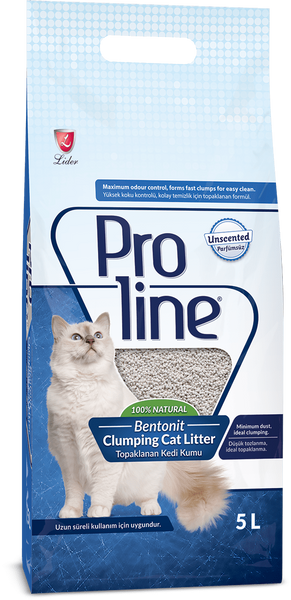 Наповнювач для туалету бентонітовий без аромату Proline Unscented Cat Litter, 5 л 10122 фото