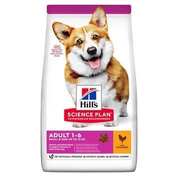 Сухий корм для собак малих і мініатюрних порід, з куркою Hill&rsquo;s Science Plan Adult Small&Mini, 1,5 кг 604232 фото