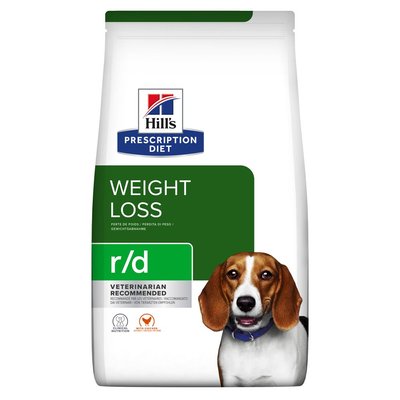 Сухий корм для собак при зниженні ваги, з куркою Hill's Prescription Diet r/d, 1,5 кг 605939 фото