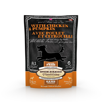 Ласощі для собак, з куркою і гарбузом Oven-Baked Tradition Dog Chicken&Pumpkin, 227 г 24013 фото