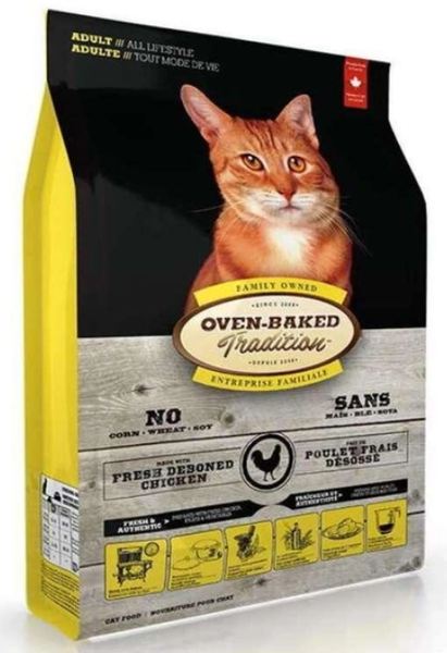 Сухий корм для котів, з куркою Oven-Baked Tradition Chicken Formula Adult Cat, 350 г 9705-350 фото