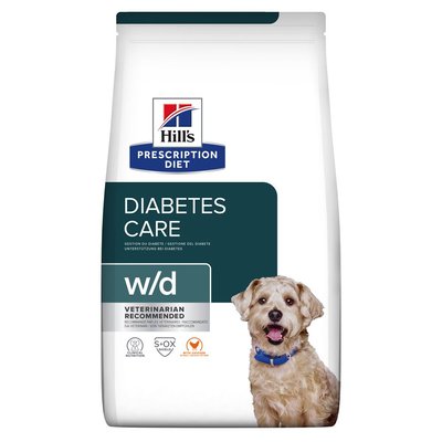 Сухий корм для собак при цукровому діабеті, з куркою Hill's Prescription Diet w/d, 10 кг 605859 фото