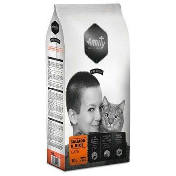 Сухий корм для котів, з лососем Amity Adult Cat Salmon&Rice, 10 кг 108    SALM  10KG фото