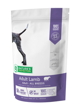 Сухий корм для собак, з ягням Nature's Protection Adult Lamb All Breeds, 500 г NPS45748 фото