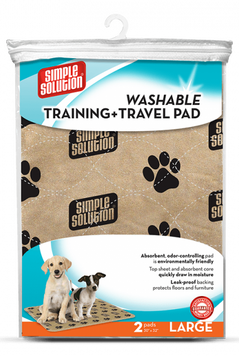 Пелюшки багаторазові Simple Solution Washable Training&Travel Pad, 2 шт ss11443 фото