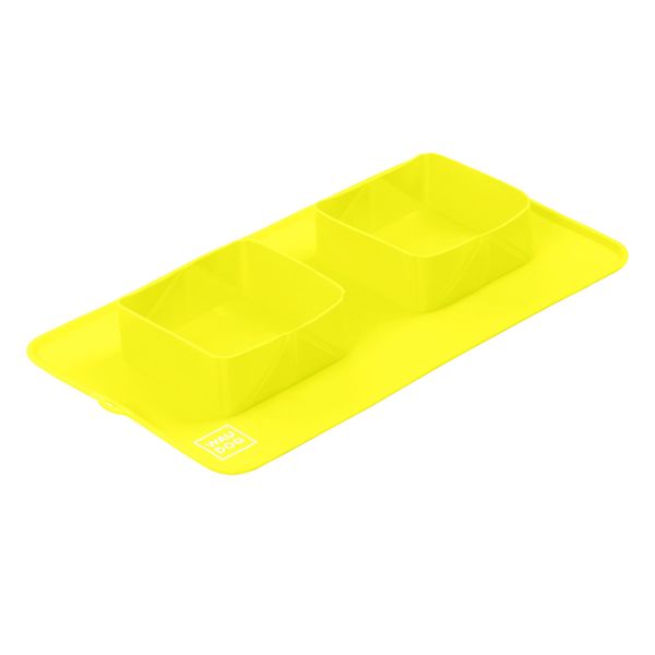 Миска складна Waudog Silicone Portable Folding Bowl, жовтий 50808 фото