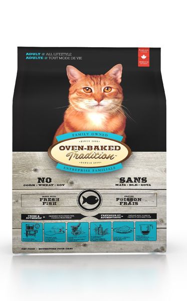 Сухий корм для котів, з рибою Oven-Baked Tradition Fish Formula Adult Cat, 350 г 9710-350 фото